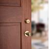 imageKwikset 660 Contemporary Deadbolt Deadbolt Lock Satin Nickel Square Exterior Keyed Front Entry Door Pick Resistant SmartKey Rekey Security Single Cylinder Dead Bolt with Microban ProtectionPolished Brass