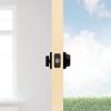imageKwikset 660 Contemporary Deadbolt Deadbolt Lock Satin Nickel Square Exterior Keyed Front Entry Door Pick Resistant SmartKey Rekey Security Single Cylinder Dead Bolt with Microban ProtectionMatte Black