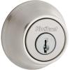 imageKwikset 660 Contemporary Deadbolt Deadbolt Lock Satin Nickel Square Exterior Keyed Front Entry Door Pick Resistant SmartKey Rekey Security Single Cylinder Dead Bolt with Microban ProtectionSatin Nickel