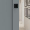 imageKwikset 660 Contemporary Deadbolt Deadbolt Lock Satin Nickel Square Exterior Keyed Front Entry Door Pick Resistant SmartKey Rekey Security Single Cylinder Dead Bolt with Microban ProtectionMatte Black