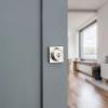 imageKwikset 660 Contemporary Deadbolt Deadbolt Lock Satin Nickel Square Exterior Keyed Front Entry Door Pick Resistant SmartKey Rekey Security Single Cylinder Dead Bolt with Microban ProtectionSatin Nickel