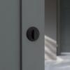 imageKwikset 660 Contemporary Deadbolt Deadbolt Lock Satin Nickel Square Exterior Keyed Front Entry Door Pick Resistant SmartKey Rekey Security Single Cylinder Dead Bolt with Microban ProtectionMatte Black