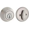 imageKwikset 660 Contemporary Deadbolt Deadbolt Lock Satin Nickel Square Exterior Keyed Front Entry Door Pick Resistant SmartKey Rekey Security Single Cylinder Dead Bolt with Microban ProtectionSatin Nickel