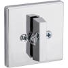 imageKwikset 660 Contemporary Deadbolt Deadbolt Lock Satin Nickel Square Exterior Keyed Front Entry Door Pick Resistant SmartKey Rekey Security Single Cylinder Dead Bolt with Microban ProtectionPolished Chrome