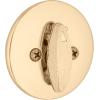 imageKwikset 660 Deadbolt Deadbolt Lock Antique Brass Round Exterior Keyed Front Entry Door Single Cylinder Dead Bolt with Microban ProtectionPolished Brass