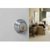 imageKwikset 780 Deadbolt Lock Polished Brass Round Exterior Keyed Front Entry Door Pick Resistant SmartKey Rekey Security Single Cylinder Dead Bolt with Microban ProtectionVenetian Bronze