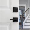 imageKwikset 991 Halifax Keyed Entry Lever and Single Cylinder Deadbolt Combo Pack featuring SmartKey Security in Satin NickelMatte Black