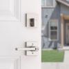 imageKwikset 991 Halifax Keyed Entry Lever and Single Cylinder Deadbolt Combo Pack featuring SmartKey Security in Satin NickelSatin Nickel