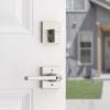 imageKwikset 991 Halifax Keyed Entry Lever and Single Cylinder Deadbolt Combo Pack featuring SmartKey Security in Satin NickelSatin Nickel