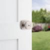 imageKwikset Arroyo Knob Interior Privacy Door Knob with Lock Door Handle For Bathroom and Bedroom Matte Black Keyless Turn Lock Doorknob with Microban ProtectionSatin Nickel