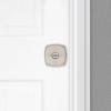 imageKwikset Arroyo Knob Interior Privacy Door Knob with Lock Door Handle For Bathroom and Bedroom Matte Black Keyless Turn Lock Doorknob with Microban ProtectionSatin Nickel