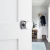 imageKwikset Arroyo Knob Interior Privacy Door Knob with Lock Door Handle For Bathroom and Bedroom Matte Black Keyless Turn Lock Doorknob with Microban ProtectionPolished Chrome