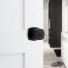 imageKwikset Arroyo Knob Interior Privacy Door Knob with Lock Door Handle For Bathroom and Bedroom Matte Black Keyless Turn Lock Doorknob with Microban ProtectionMatte Black