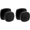 imageKwikset Arroyo Knob Interior Privacy Door Knob with Lock Door Handle For Bathroom and Bedroom Matte Black Keyless Turn Lock Doorknob with Microban ProtectionMatte Black