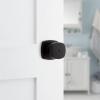 imageKwikset Arroyo Knob Interior Privacy Door Knob with Lock Door Handle For Bathroom and Bedroom Matte Black Keyless Turn Lock Doorknob with Microban ProtectionMatte Black