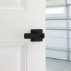 imageKwikset Breton Interior Passage Door Handle 4 Pack Lever for Closet and Hallway Doors Reversible NonLocking Handle Lever Matte Black with Microban ProtectionMatte Black