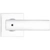 imageKwikset Breton Interior Passage Door Handle 4 Pack Lever for Closet and Hallway Doors Reversible NonLocking Handle Lever Matte Black with Microban ProtectionPolished Chrome