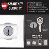 imageKwikset Breton Interior Passage Door Handle 4 Pack Lever for Closet and Hallway Doors Reversible NonLocking Handle Lever Matte Black with Microban ProtectionPolished Chrome