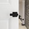 imageKwikset Breton Interior Privacy Door Handle with Lock 10 Pack Door Lever for Bathroom and Bedroom Matte Black Reversible Keyless Turn Lock with Microban ProtectionMatte Black