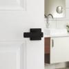 imageKwikset Breton Interior Privacy Door Handle with Lock 10 Pack Door Lever for Bathroom and Bedroom Matte Black Reversible Keyless Turn Lock with Microban ProtectionMatte Black