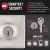 imageKwikset Breton Interior Privacy Door Handle with Lock 4 Pack Door Lever for Bathroom and Bedroom Matte Black Reversible Keyless Turn Lock with Microban ProtectionSatin Nickel