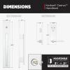 imageKwikset Caerus Front Door Lock Handle and Deadbolt Set Entry Handleset Exterior with Interior Lever Polished Chrome SmartKey ReKey Security with KwikSlide Door Handle Backplate Full Escutcheon