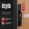 imageKwikset Caerus Front Door Lock Handle and Deadbolt Set Entry Handleset Exterior with Interior Lever Satin Nickel SmartKey ReKey Security with KwikSlide Door Handle Backplate Full Escutcheon