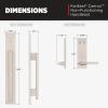 imageKwikset Caerus Front Door Lock Handle and Deadbolt Set Entry Handleset Exterior with Interior Reversible Lever Satin Nickel Pick Resistant SmartKey Rekey Deadbolt Security with Microban Protection