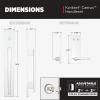 imageKwikset Caerus Front Door Lock ampamp Deadbolt Set Entry Handleset with Interior Reversible Lever Polished Chrome SmartKey Rekey Pick Resistant Deadbolt with Microban Protection