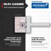 imageKwikset Casey Entry Door Handle with Lock and Key Secure Keyed Reversible Lever Exterior For Front Entrance and Bedrooms Satin Nickel  Pick Resistant Smartkey Rekey Security and MicrobanPolished Chrome