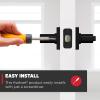 imageKwikset Casey Entry Door Handle with Lock and Key Secure Keyed Reversible Lever Exterior For Front Entrance and Bedrooms Satin Nickel  Pick Resistant Smartkey Rekey Security and MicrobanMatte Black