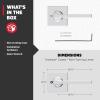 imageKwikset Casey Entry Door Handle with Lock and Key Secure Keyed Reversible Lever Exterior For Front Entrance and Bedrooms Satin Nickel  Pick Resistant Smartkey Rekey Security and MicrobanPolished Chrome