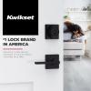 imageKwikset Casey Entry Door Handle with Lock and Key Secure Keyed Reversible Lever Exterior For Front Entrance and Bedrooms Satin Nickel  Pick Resistant Smartkey Rekey Security and MicrobanSatin Nickel