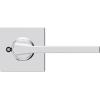 imageKwikset Casey Entry Door Handle with Lock and Key Secure Keyed Reversible Lever Exterior For Front Entrance and Bedrooms Satin Nickel  Pick Resistant Smartkey Rekey Security and MicrobanPolished Chrome