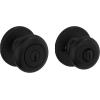imageKwikset Cove Interior Passage Door Knob Handle For Closet and Hallway Doors NonLocking Doorknob Venetian BronzeMatte Black