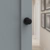 imageKwikset Cove Interior Passage Door Knob Handle For Closet and Hallway Doors NonLocking Doorknob Venetian BronzeMatte Black
