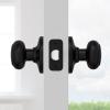 imageKwikset Cove Interior Passage Door Knob Handle For Closet and Hallway Doors NonLocking Doorknob Venetian BronzeMatte Black