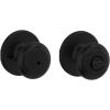 imageKwikset Cove Interior Passage Door Knob Handle For Closet and Hallway Doors NonLocking Doorknob Venetian BronzeMatte Black