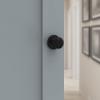 imageKwikset Cove Interior Passage Door Knob Handle For Closet and Hallway Doors NonLocking Doorknob Venetian BronzeMatte Black