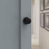 imageKwikset Cove Interior Passage Door Knob Handle For Closet and Hallway Doors NonLocking Doorknob Venetian BronzeMatte Black