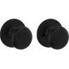 imageKwikset Cove Interior Passage Door Knob Handle For Closet and Hallway Doors NonLocking Doorknob Venetian BronzeMatte Black