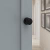 imageKwikset Cove Interior Passage Door Knob Handle For Closet and Hallway Doors NonLocking Doorknob Venetian BronzeMatte Black