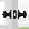imageKwikset Cove Interior Passage Door Knob Handle For Closet and Hallway Doors NonLocking Doorknob Venetian BronzeMatte Black