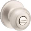 imageKwikset Cove Interior Passage Door Knob Handle For Closet and Hallway Doors NonLocking Doorknob Venetian BronzeSatin Nickel