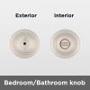 imageKwikset Cove Interior Passage Door Knob Handle For Closet and Hallway Doors NonLocking Doorknob Venetian BronzeSatin Nickel