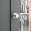 imageKwikset Cove Interior Passage Door Knob Handle For Closet and Hallway Doors NonLocking Doorknob Venetian BronzeSatin Nickel