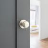 imageKwikset Cove Interior Passage Door Knob Handle For Closet and Hallway Doors NonLocking Doorknob Venetian BronzeSatin Nickel