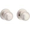 imageKwikset Cove Interior Passage Door Knob Handle For Closet and Hallway Doors NonLocking Doorknob Venetian BronzeSatin Nickel