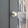 imageKwikset Cove Interior Passage Door Knob Handle For Closet and Hallway Doors NonLocking Doorknob Venetian BronzeSatin Nickel