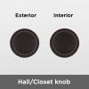 imageKwikset Cove Interior Passage Door Knob Handle For Closet and Hallway Doors NonLocking Doorknob Venetian BronzeVenetian Bronze
